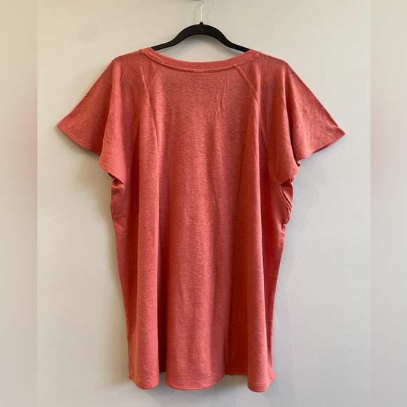 Old Navy Women’s Oversized V-Neck Linen-Blend Tunic T-Shirt Size M - Picture 3 of 10